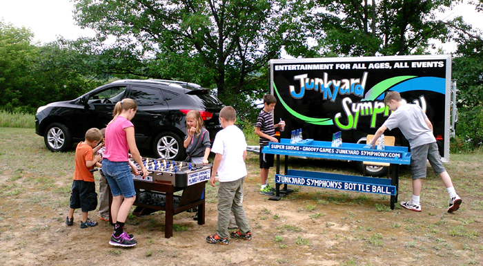 Junkyard Symphony in Barrie's Bay.