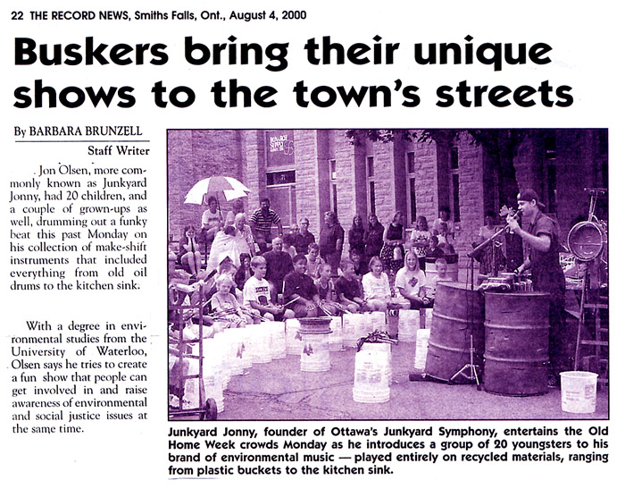 JYS in the Smith Falls Record!