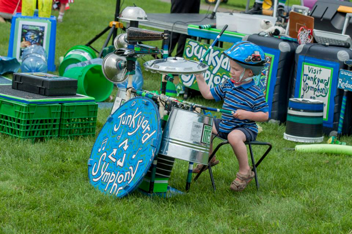 Junkyard Symphony at Riverside South Canada Day.