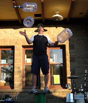 Junkyard Symphony at the Old Train Station