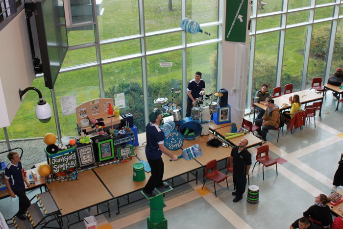 Junkyard Symphony at La Cit Collgiale.