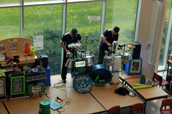 Junkyard Symphony at La Cit Collgiale.