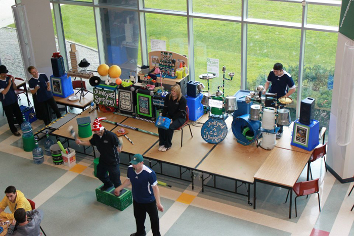 Junkyard Symphony at La Cit Collgiale.