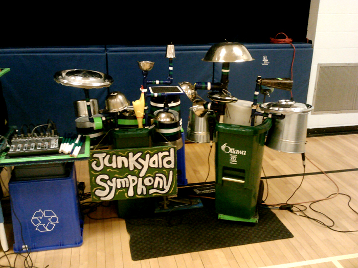 Junkyard Symphony drumset 2013-present