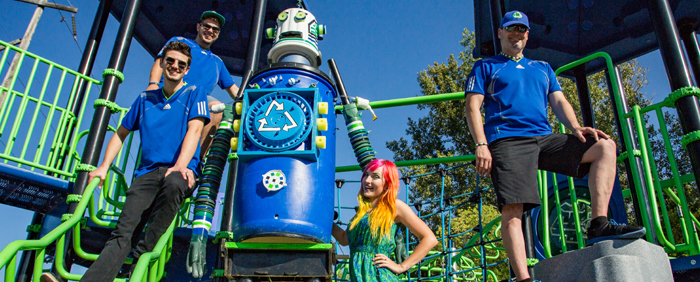 Junkyard Symphony at Cumberland Playground, Oct, 2017