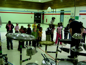 Junkyard Symphony at L'cole Marius Barbeau.