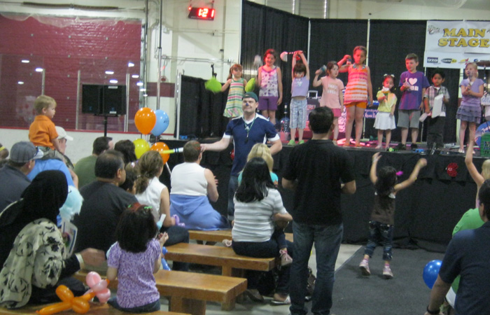 Jonny looks for more volunteers.