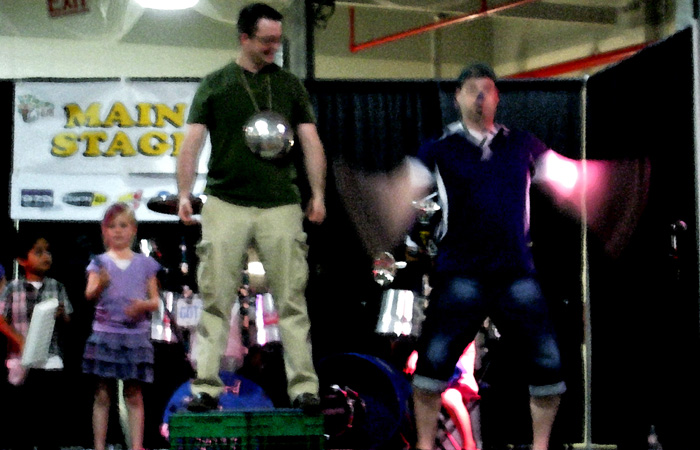 Jonny show a man how to become a Go-Go Dancer.