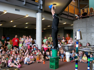 Junkyard Symphony at the Kingston Frontenac Public Library.