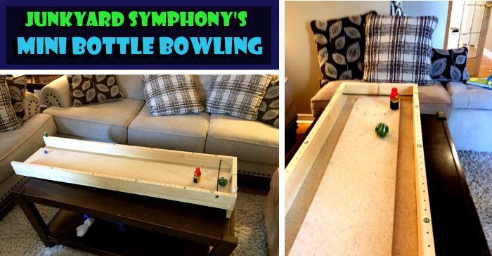 Junkyard Symphony's Mini Bottle Bowling