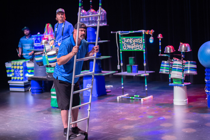 Junkyard Symphony's Online Giants of Junk at la Nouvelle Scene, Feb, 2021.