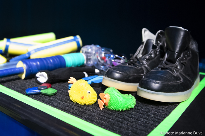 Junkyard Symphony's Online Rhythm Workshop at la Nouvelle Scene, Feb, 2021.