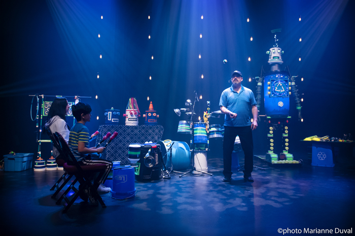 Junkyard Symphony's Online Rhythm Workshop at la Nouvelle Scene, Feb, 2021.