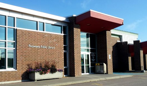 Junkyard Symphony's Recycle Rock at the Petawawa Library.