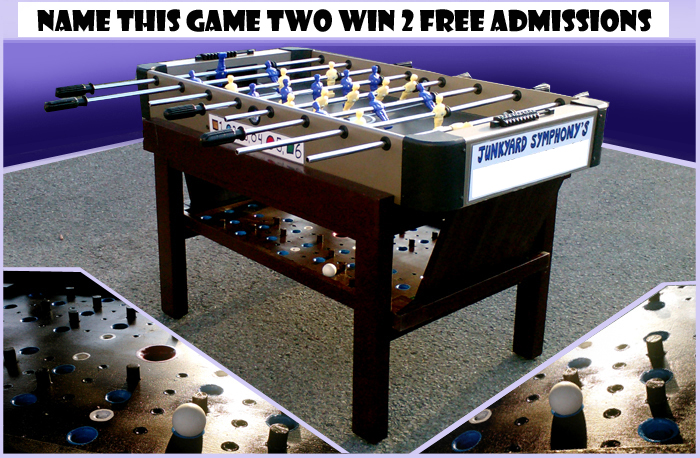 Junkyard Symphony's Plinko-Foosball