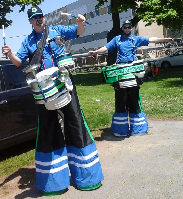 Junkyard Symphony's Roving Recyclers