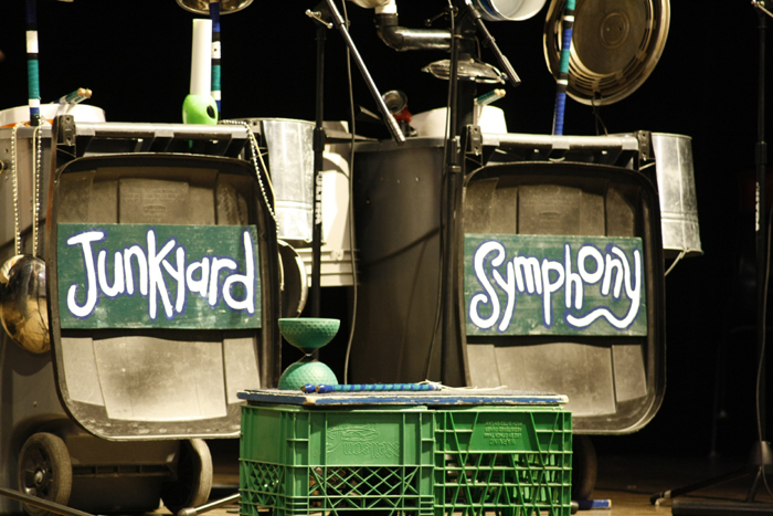 Junkyard Symphony Set up.