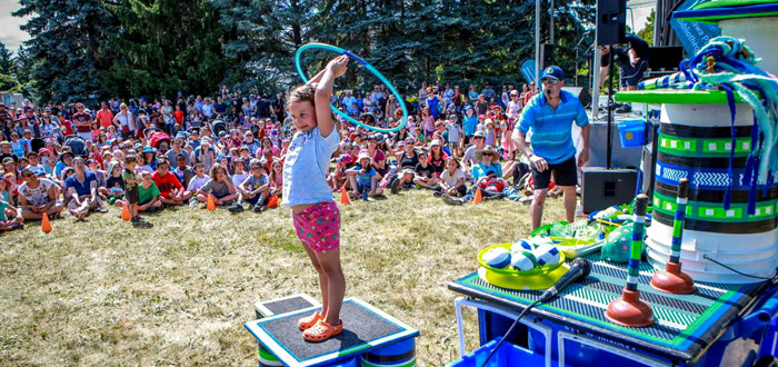 Junkyard Symphony at the Ottawa Library, July 2018