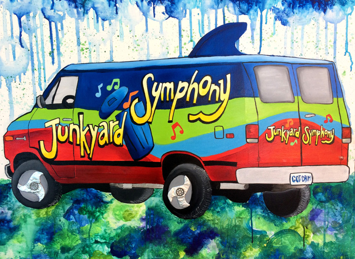 'The Symphony Machine' Alanna Sterling, oil on canvas