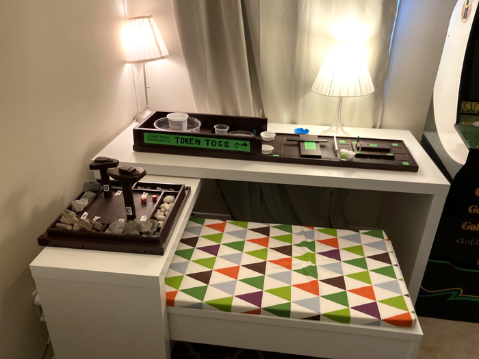 Junkyard Symphony's Groovy Games Getway, The Family Room