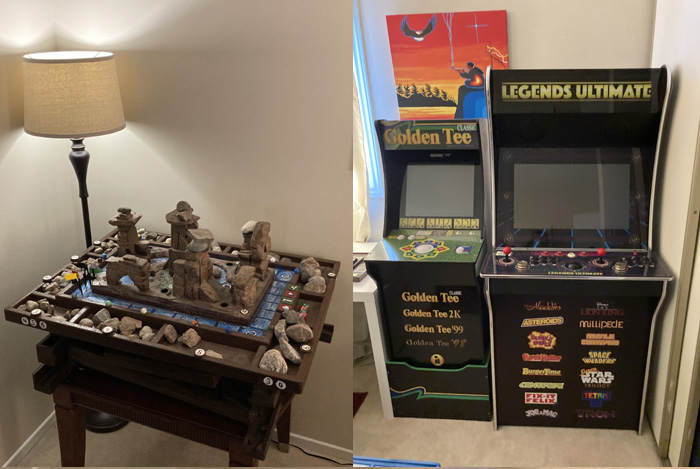 Junkyard Symphony's Groovy Games Getway, The Family Room