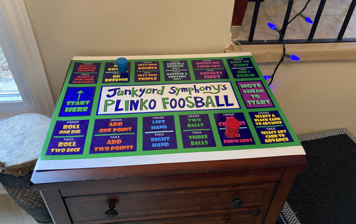 Junkyard Symphony's Groovy Games Getway, The Party Room