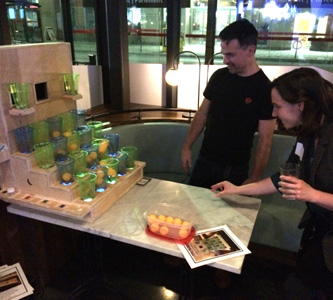 Junkyard Symphony's Groovy Games at the Tiree Holiday Party.