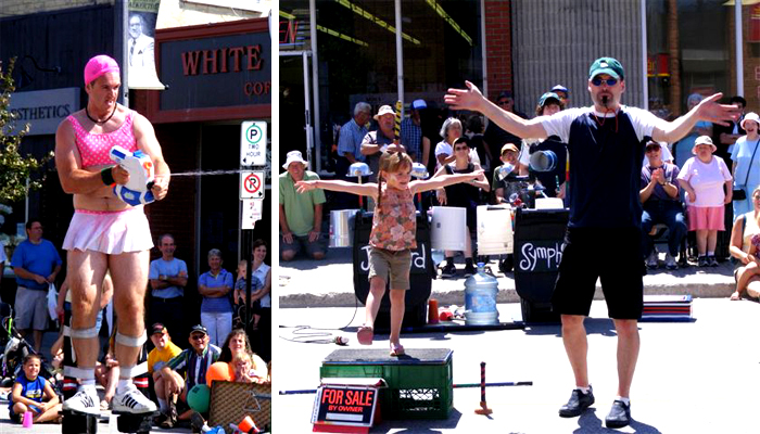 Junkyard Symphony at Walkerton Buskerfest, Aug 2008