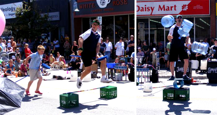 Junkyard Symphony at Walkerton Buskerfest, Aug 2008