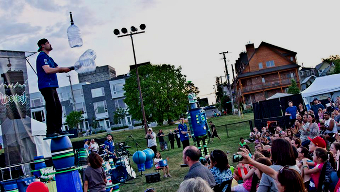 Junkyard Symphony at Westfest.