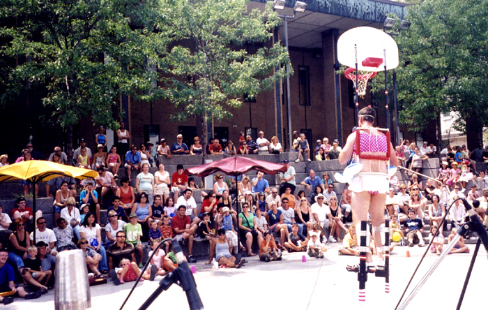 Junkyard Symphony at Windsor Buskerfest, Aug 2008