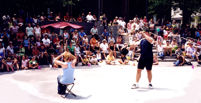 Junkyard Symphony at Windsor Buskerfest, Aug 2008