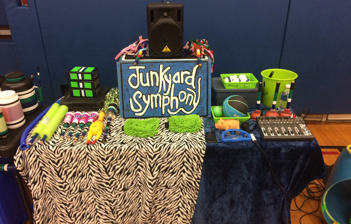Junkyard Symphony's Rhythm and Recycling Workshop Gear