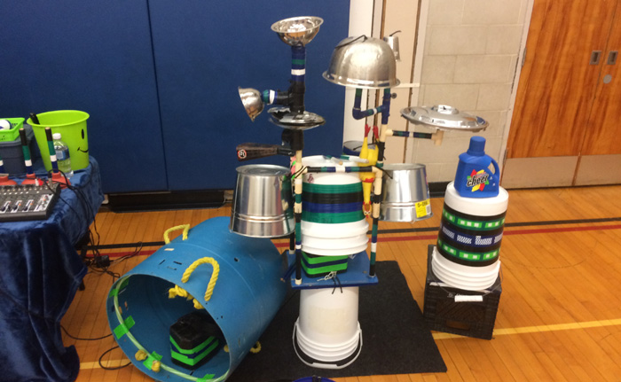 Junkyard Symphony's Rhythm and Recycling Workshop Gear